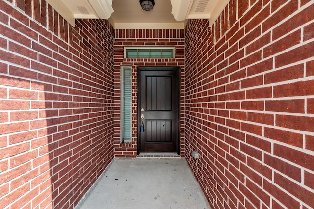 8423 Holiday Ln, Houston, TX 77075 - doorway to property with brick siding