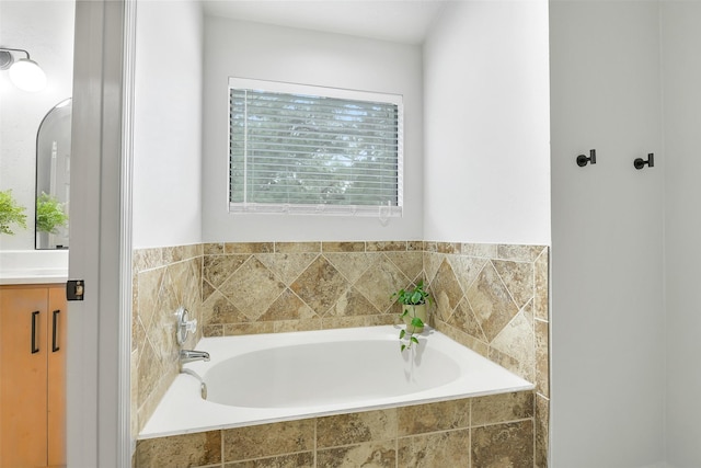 16202 Elm Point Ct, Houston, TX 77095 - full bathroom featuring vanity and a bath