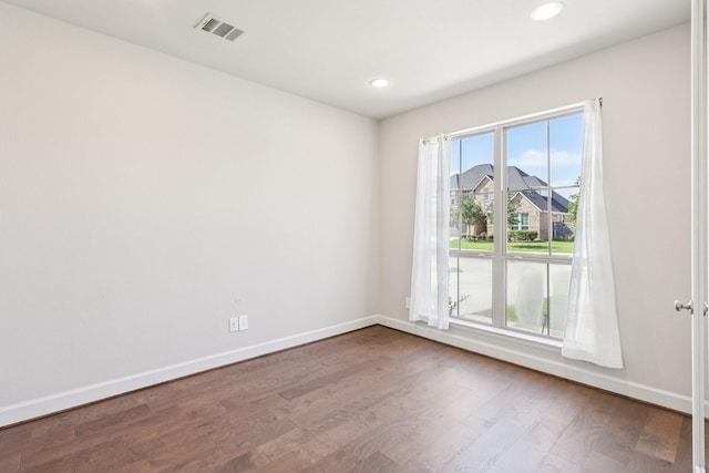 28814 Creekside Bend Dr, Fulshear, TX 77441 - unfurnished room featuring wood finished floors, baseboards, and recessed lighting