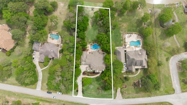 3806 W Benders Landing Blvd, Spring, TX 77386 - drone / aerial view of a pool area