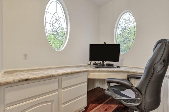 3806 W Benders Landing Blvd, Spring, TX 77386 - home office featuring wood finished floors and built in study area