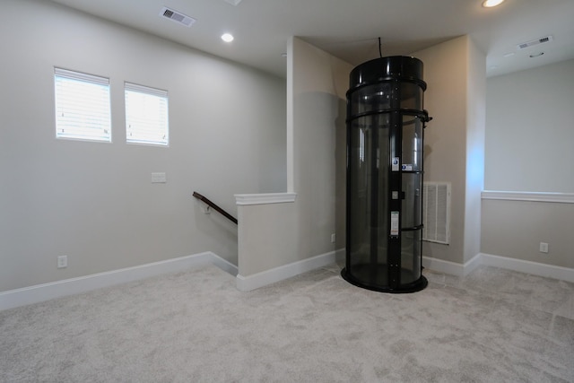 9642 Fannin Sta W, Houston, TX 77045 - stairs with carpet, recessed lighting, and baseboards