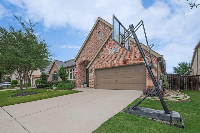1622 Quail Ridge Dr, Katy, TX 77493 - english style home with brick siding, a garage, and concrete driveway