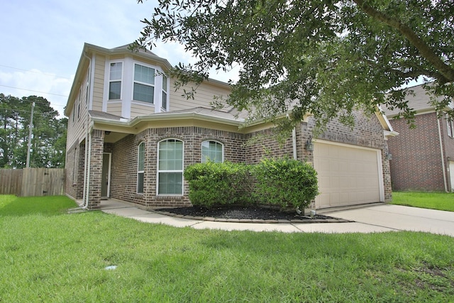 5107 Forest Terrace Dr, Spring, TX 77373 - view of front of house featuring driveway and brick siding