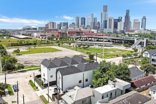 1503 Chestnut St Unit B, Houston, TX 77009 - drone / aerial view of skyline