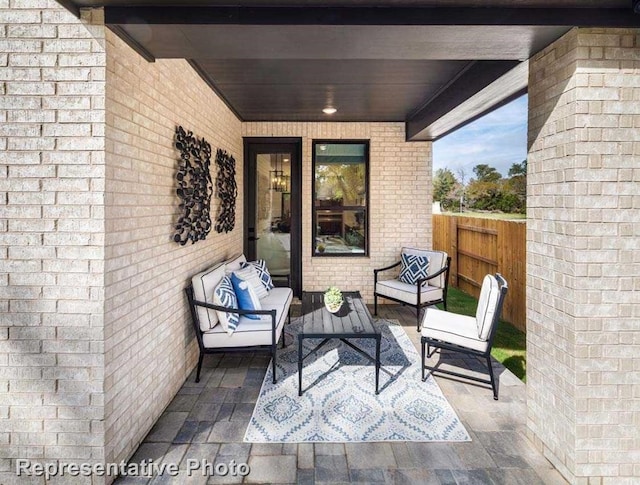 2296 Vargas St, Magnolia, TX 77316 - view of patio with outdoor lounge area
