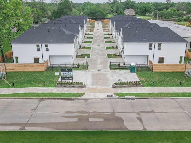 1852 W Tidwell Rd, Houston, TX 77091 - drone / aerial view