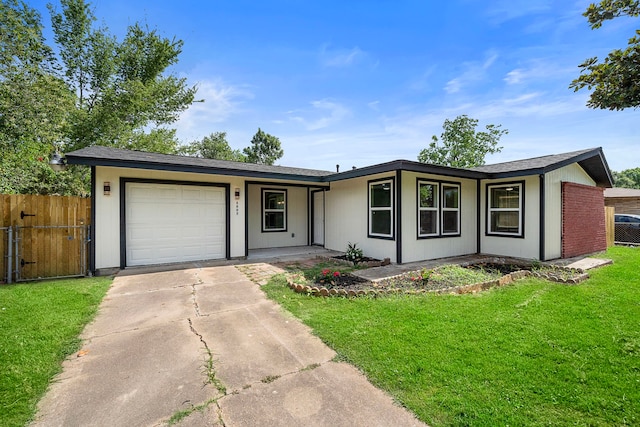 5607 Flamingo Dr, Houston, TX 77033 - ranch-style house with an attached garage and concrete driveway