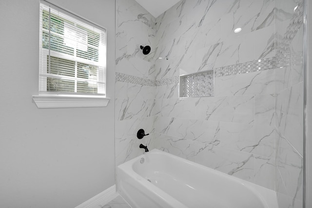 2506 Myrtle St, Waller, TX 77484 - bathroom with bathtub / shower combination and baseboards