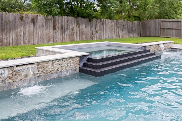 13630 E Palomino Lake Cir, Cypress, TX 77429 - view of swimming pool with an in-ground hot tub