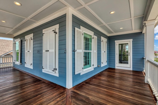 9 Broad St, Galveston, TX 77554 - view of wooden porch