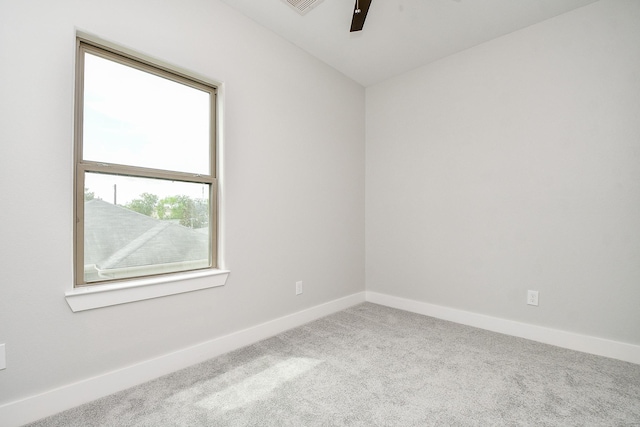 3337 Shelby Cir, Houston, TX 77051 - carpeted spare room featuring ceiling fan and baseboards