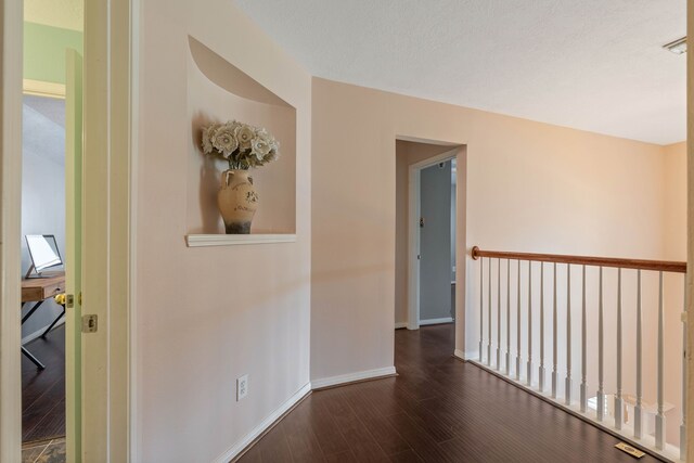 31335 Bearing Star Ln, Tomball, TX 77375 - hallway with wood finished floors and baseboards