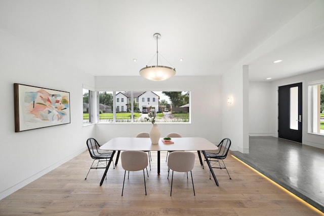 1518 Bayram Dr, Houston, TX 77055 - dining room featuring recessed lighting and wood finished floors