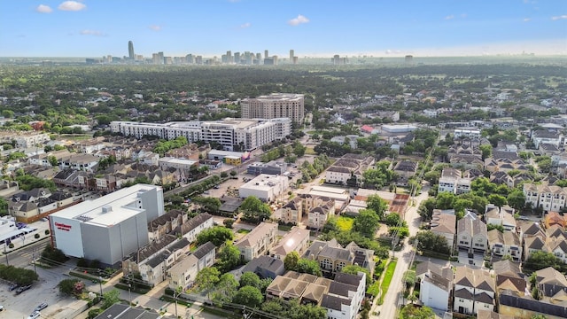 1215 Malone St, Houston, TX 77007 - drone / aerial view of city skyline