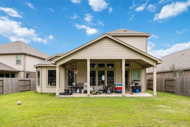 14008 Harmony Ridge Trl, Pearland, TX 77584 - back of house featuring a patio area
