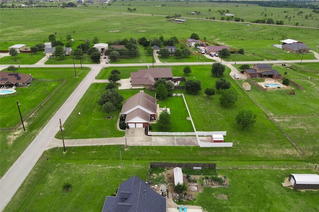2862 Dees Cir, Sealy, TX 77474 - overview of rural landscape with a pastoral area