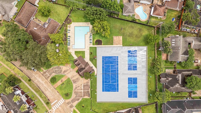16019 Juniper Grove Dr, Houston, TX 77084 - bird's eye view of a pool