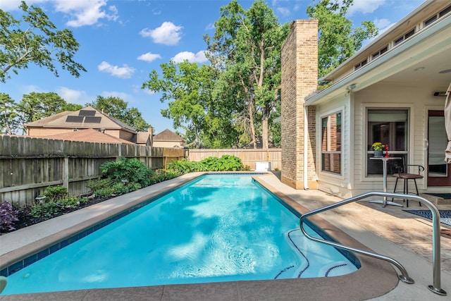 3407 Gold Candle Dr, Spring, TX 77388 - view of swimming pool with a fenced backyard and a patio
