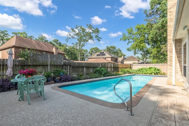 3407 Gold Candle Dr, Spring, TX 77388 - view of pool with a patio and a fenced backyard