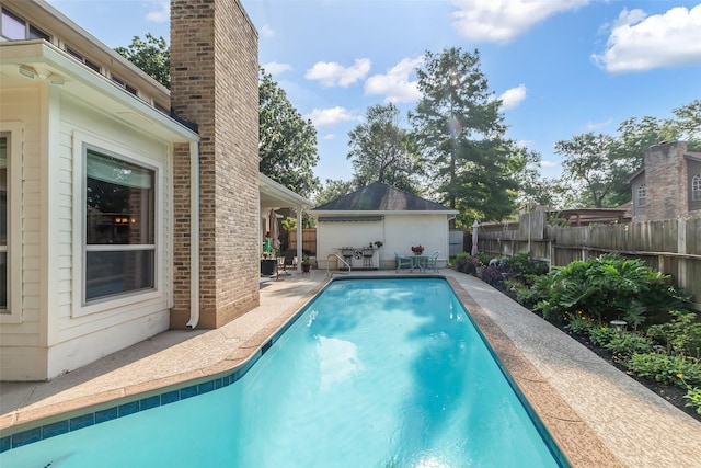3407 Gold Candle Dr, Spring, TX 77388 - view of pool with a patio area