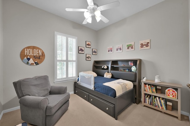 2103 Gaylin Hills Ct, Spring, TX 77386 - bedroom featuring carpet flooring, multiple windows, and a ceiling fan