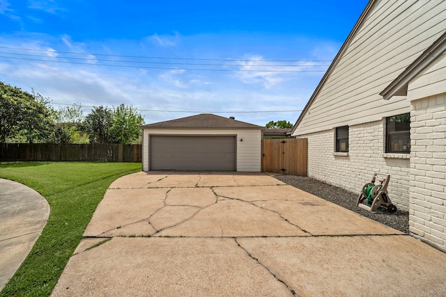 1902 Knoboak Cir, Houston, TX 77080 - view of detached garage