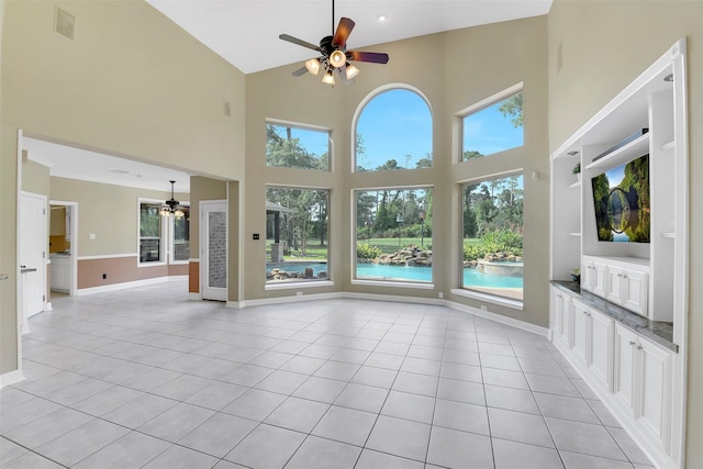14806 Cantwell Bnd, Cypress, TX 77429 - unfurnished sunroom with plenty of natural light and lofted ceiling