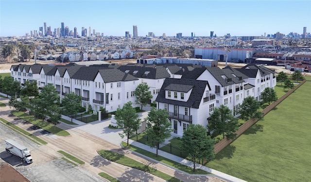 3311 Green Lilly Ln, Houston, TX 77008 - drone / aerial view of skyline