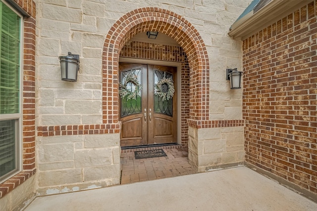 13707 Rivendell Crest Ln, Cypress, TX 77429 - property entrance with brick siding and stone siding
