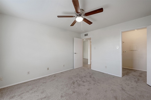 12500 Sandpiper Dr Unit 5, Houston, TX 77035 - unfurnished bedroom featuring carpet floors, baseboards, and a ceiling fan