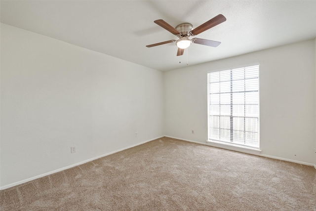 12500 Sandpiper Dr Unit 5, Houston, TX 77035 - unfurnished room featuring carpet flooring, ceiling fan, and baseboards