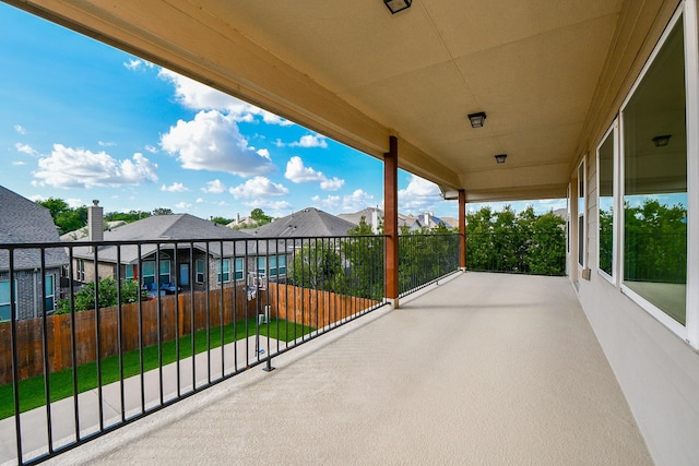 26706 Grey Swan Dr, Katy, TX 77494 - view of patio with a balcony and a residential view