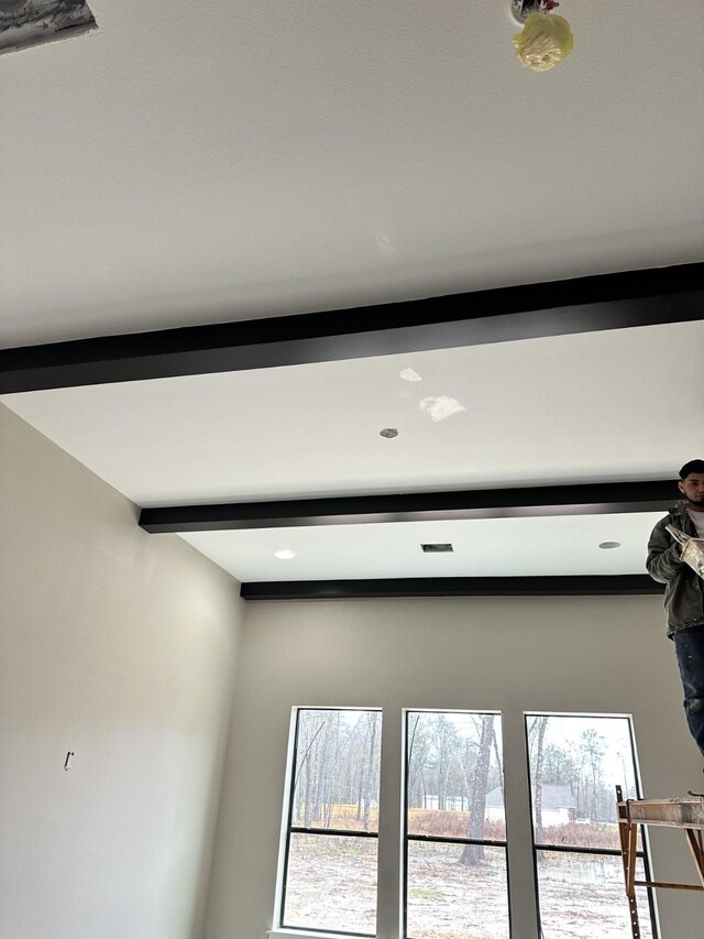 262 Rd 660, Dayton, TX 77535 - detailed view of beam ceiling