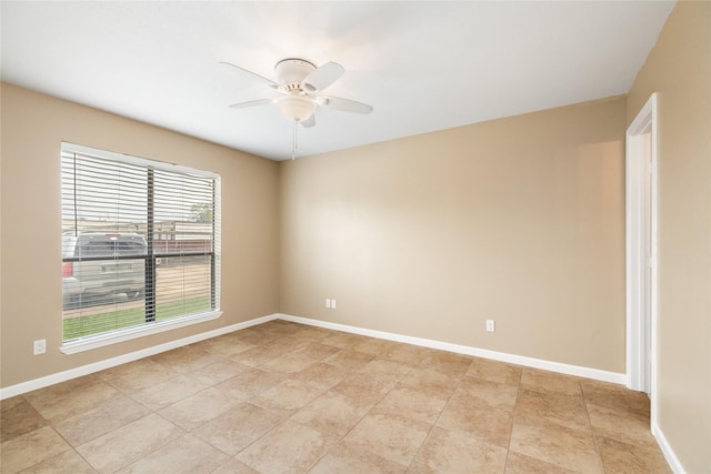 16111 Aspenglenn Dr Unit 803, Houston, TX 77084 - unfurnished room with a ceiling fan and baseboards