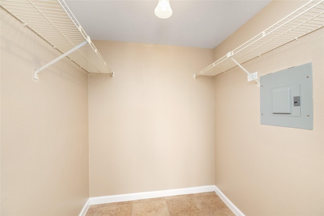 16111 Aspenglenn Dr Unit 803, Houston, TX 77084 - walk in closet featuring electric panel