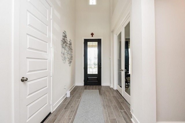 31142 Crescent Hill Dr, Fulshear, TX 77441 - entrance foyer with wood finished floors and baseboards