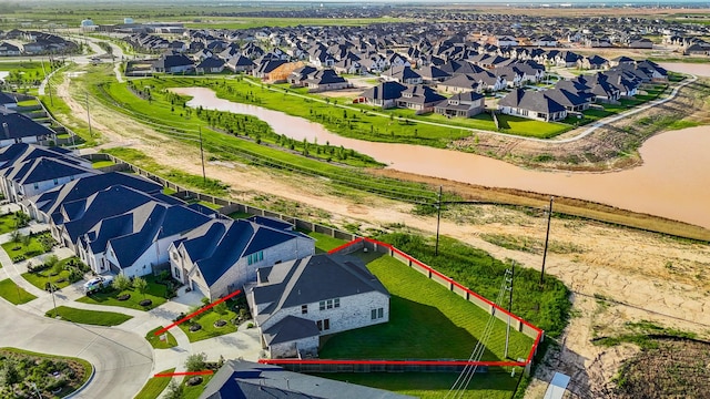 31142 Crescent Hill Dr, Fulshear, TX 77441 - aerial perspective of suburban area with property boundaries highlighted