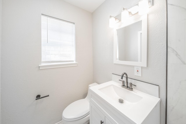 603 W Dallas St, Conroe, TX 77301 - bathroom with vanity and toilet
