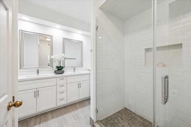 651 Bering Dr Unit 906, Houston, TX 77057 - full bath featuring double vanity and a stall shower