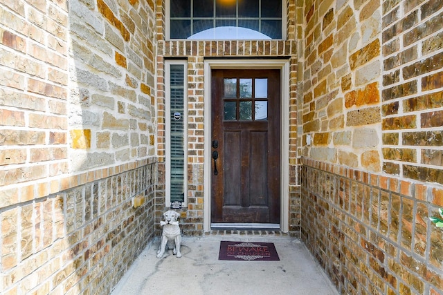 3544 Woods Estates Dr, Conroe, TX 77304 - property entrance with brick siding and stone siding