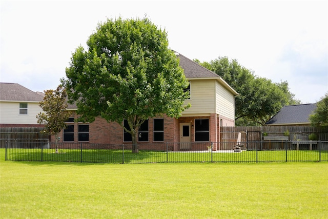 6015 Biltmore Ct, Rosenberg, TX 77471 - back of property with brick siding