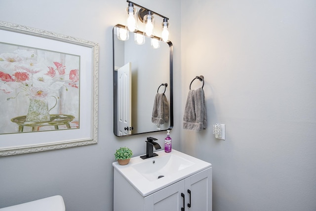 1638 Brookstone Ln, Sugar Land, TX 77479 - bathroom with vanity and toilet