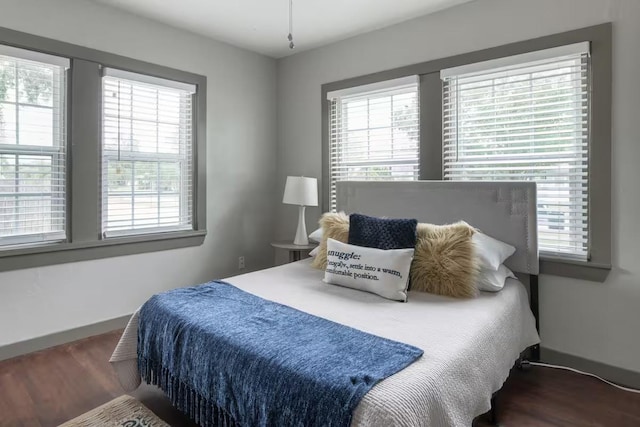 1017 Milner, College Station, TX 77840 - bedroom with wood finished floors and baseboards