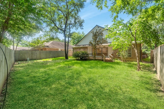 3322 Willowbend Rd, Montgomery, TX 77356 - view of yard with a deck