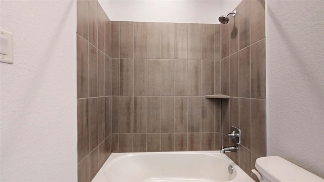 3539 Gore Creek Dr, Katy, TX 77494 - full bathroom with toilet and washtub / shower combination