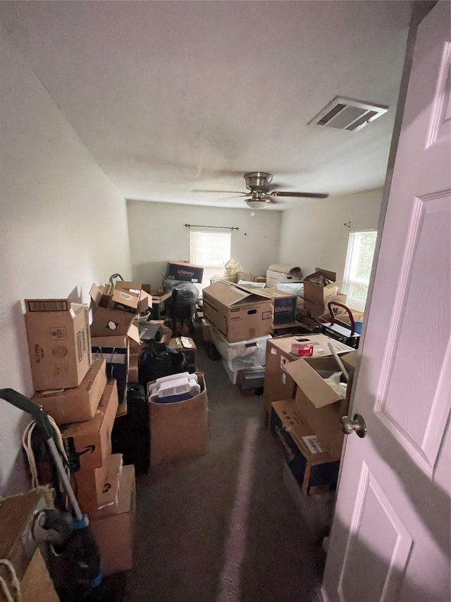 103 Prewitt Ln, West Columbia, TX 77486 - interior space with a ceiling fan