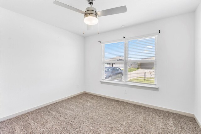 3434 Harper Meadow Ln, Missouri City, TX 77459 - carpeted empty room featuring a ceiling fan and baseboards