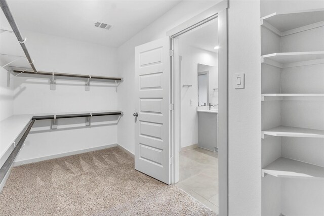 3434 Harper Meadow Ln, Missouri City, TX 77459 - spacious closet with carpet floors