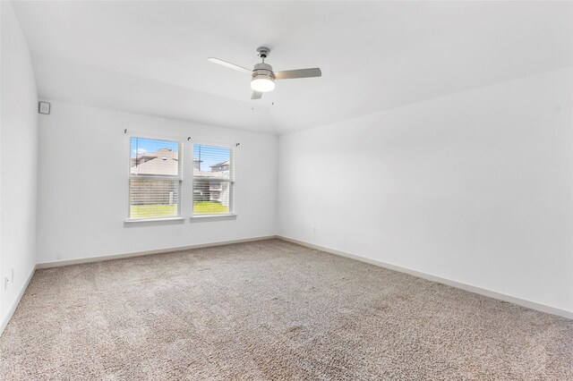 3434 Harper Meadow Ln, Missouri City, TX 77459 - carpeted empty room featuring ceiling fan and baseboards